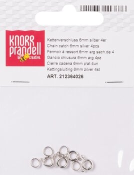 Matériau Knorr Prandell 212364026 Fermoir / Agrafe Silver Ø 6 mm 4 - 2