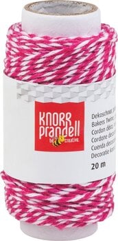 Material Knorr Prandell 2162660013 Twine White/Pink 20 m 1 - 2