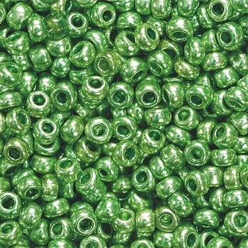 Dečije perle Knorr Prandell Rocailles Beads Metallic Green 17 g - 3