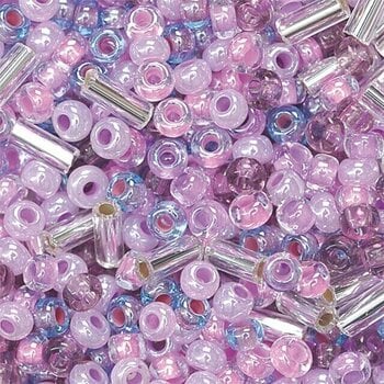 Мъниста Knorr Prandell Rocailles Beads Rose/Purple/Silver 17 g - 3