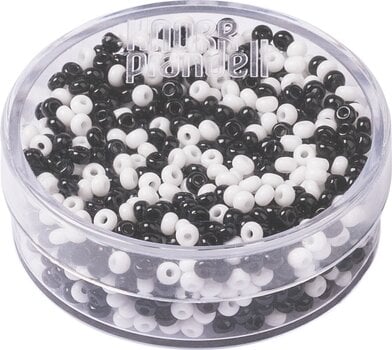 Мъниста Knorr Prandell Rocailles Beads White/Black 17 g - 2