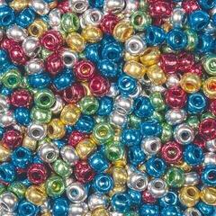 Perlen Knorr Prandell Rocailles Beads Metallic Multi-Coloured 17 g - 2
