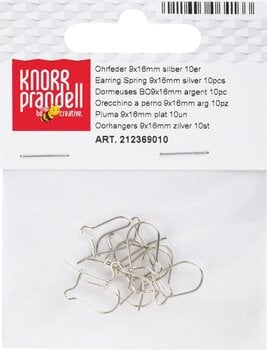 Material Knorr Prandell 212369010 Hooks Silver 9×16 mm 10 - 2