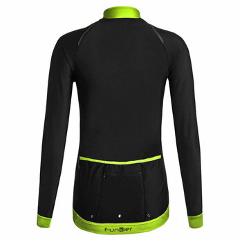 Odzież kolarska / koszulka Funkier Bernalda Golf Black/Neon Yellow M - 2