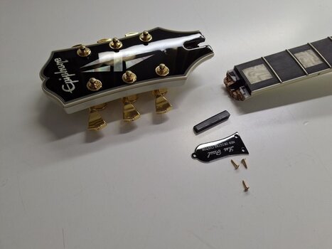 Električna kitara Epiphone Matt Heafy Les Paul Custom Origins Bone White Električna kitara (Poškodovano) - 3