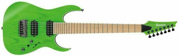 7-strenget elektrisk guitar Ibanez RGR5227MFXTFG Transparent Fluorescent Green - 2