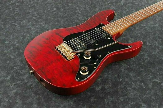 Electric guitar Ibanez SLM10-TRM Transparent Red Matte - 3