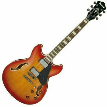 Guitare semi-acoustique Ibanez ASV73-VAL Vintage Amber Burst Low Gloss - 6