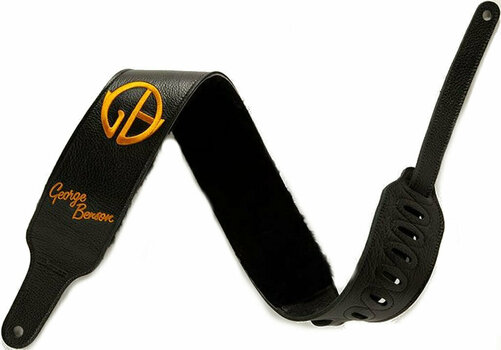 Leather guitar strap Ibanez GSL1000GB Leather guitar strap Black - 3