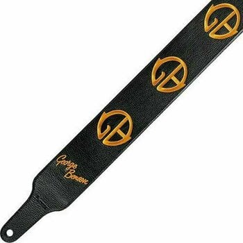 Leather guitar strap Ibanez GSL1000GB Leather guitar strap Black - 4