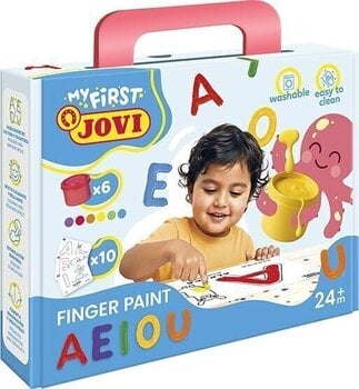 Couleur des doigts Jovi 540VW MY FIRST Ensemble de peinture au doigt AEIOU - 3