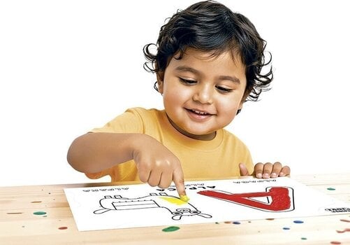 Couleur des doigts Jovi 540VW MY FIRST Ensemble de peinture au doigt AEIOU - 11