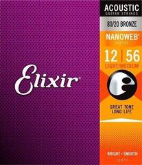 Corde Chitarra Acustica Elixir 11077 Nanoweb 12-56 Corde Chitarra Acustica - 2