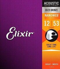 Corde Chitarra Acustica Elixir 11052 Nanoweb 12-53 Corde Chitarra Acustica - 2