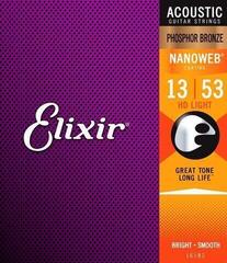 Struny do gitary akustycznej Elixir 16182 Nanoweb 13-53 Struny do gitary akustycznej - 2