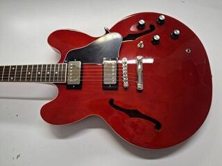 Guitarra semi-acústica Epiphone ES-335 Cherry/Destro - 5