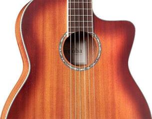 Guitarra clássica com pré-amplificador Cordoba C4-CE CHARCOAL BURST 4/4 Charcoal Burst Guitarra clássica com pré-amplificador - 4