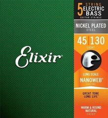Basszusgitár húr Elixir 14202 NanoWeb Light 45-130 Basszusgitár húr - 2