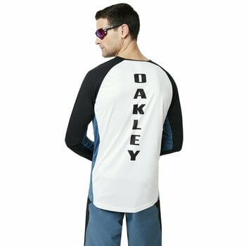 Odzież kolarska / koszulka Oakley MTB LS Tech Tee Golf Real Teal M - 2