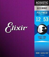 Cuerdas de guitarra Elixir 11050 Polyweb 12-53 Cuerdas de guitarra - 2