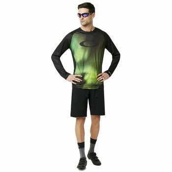 Cyklodres/ tričko Oakley MTB LS Tech Dres Aurora Borealis M - 4