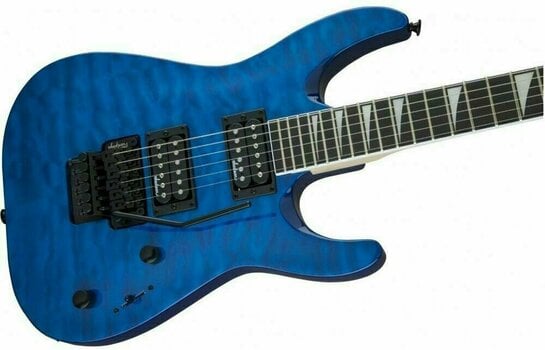 Electric guitar Jackson JS32 Q Dinky DKA AH Transparent Blue - 4