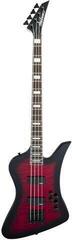 E-Bass Jackson JS3 Q Kelly Bird AH Transparent Red Burst E-Bass - 1