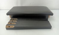 Pianonova Bookcase Drveni stolac za klavir Black
