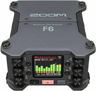 Bärbar digital inspelare Zoom F6 Svart - 4
