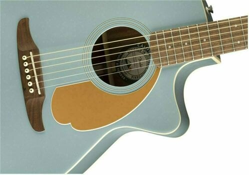 Guitare Jumbo acoustique-électrique Fender Newporter Player WN Ice Blue Satin - 5
