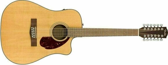 12-string Acoustic-electric Guitar Fender CD-140SCE WN 12 Natural - 2