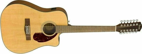 12-string Acoustic-electric Guitar Fender CD-140SCE WN 12 Natural - 4