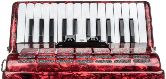 Klávesový akordeon
 Latone MasterChord 26K 48RD Klávesový akordeon Red - 3