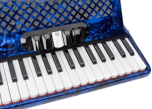 Klávesový akordeón Latone MasterChord 34K 60BL Klávesový akordeón Blue - 2