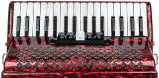 Piano accordion Latone MasterChord 34K 60RD Piano accordion Red - 2