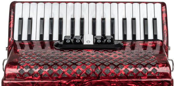 Klávesový akordeón Latone MasterChord 34K 60RD Klávesový akordeón Red - 3
