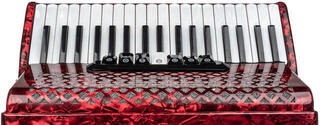 Piano accordion Latone MasterChord 37K 96RD Piano accordion Red - 2