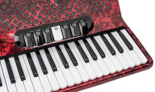 Klávesový akordeón Latone MasterChord 37K 80RD Klávesový akordeón Red - 1