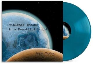 Vinyl Record Roger Taylor - Violence Insane In A Beautiful World (Limited Edition) (Blue Coloured) (180 g) (LP) - 1