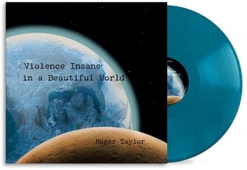 Vinyl Record Roger Taylor - Violence Insane In A Beautiful World (Limited Edition) (Blue Coloured) (180 g) (LP) - 2