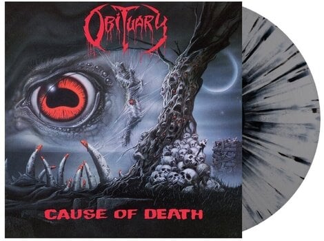LP ploča Obituary - Cause Of Death (Remastered) (Reissue) (Gray/Black Splatter Coloured) (LP) - 2