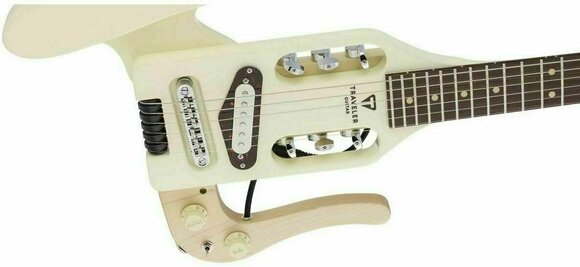 Headless kytara Traveler Guitar Pro Series Mod X Vintage White - 4