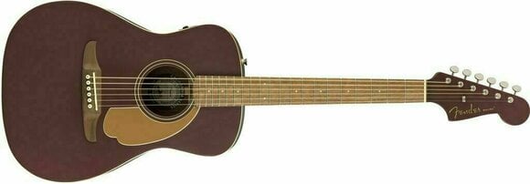 Elektro-akoestische gitaar Fender Malibu Player WN Burgundy Satin - 2
