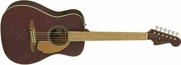 Electro-acoustic guitar Fender Malibu Player WN Burgundy Satin - 4