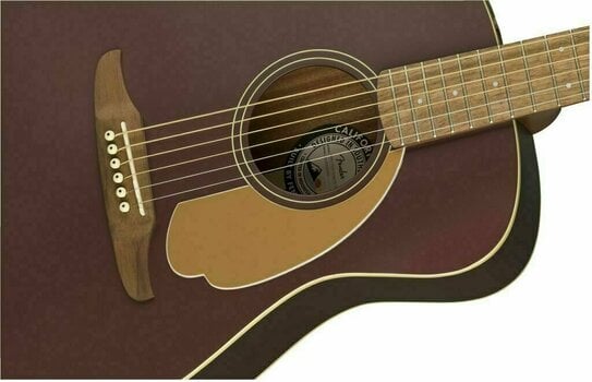 Pozostałe gitary z elektroniką Fender Malibu Player WN Burgundy Satin - 5