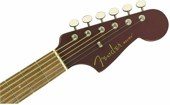 Elektroakustická kytara Fender Malibu Player WN Burgundy Satin - 7