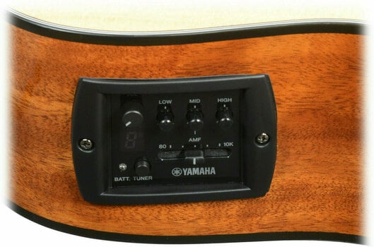 Guitare Dreadnought acoustique-électrique Yamaha FGX800C Natural - 3