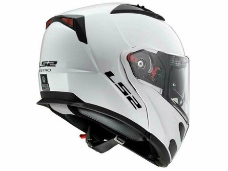 Helm LS2 FF324 Metro Gloss Wit XL Helm - 3