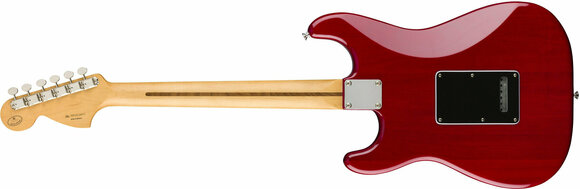 E-Gitarre Fender Mahogany Blacktop Stratocaster PF Crimson Red Transparent - 2