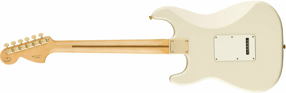 Gitara elektryczna Fender Mahogany Blacktop Stratocaster PF 3H Olympic White Gold - 2